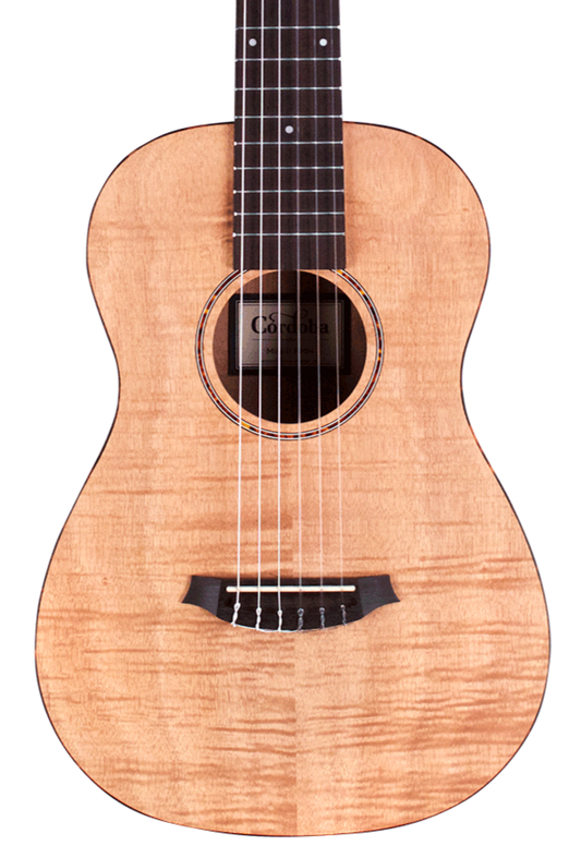 Cordoba Mini II FMH Nylon Travel Guitar - Flamed Mahogany