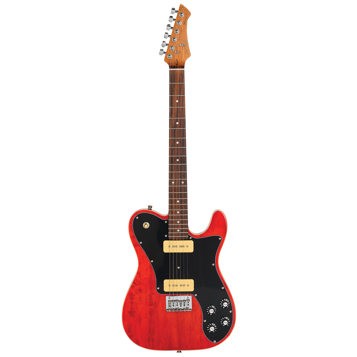 Northstar Pro T-Style Electric Guitar - Natural Dark Stain Gloss