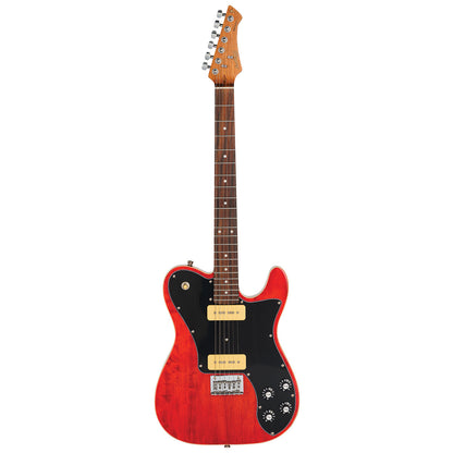 Northstar Pro T-Style Electric Guitar - Natural Dark Stain Gloss
