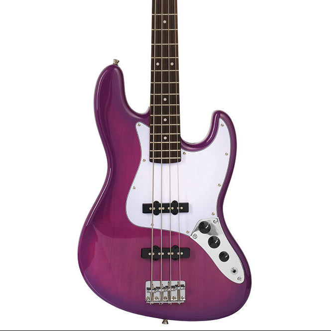 Northstar Pro Electric J-Style Bass Guitar - Thru Purple Gloss