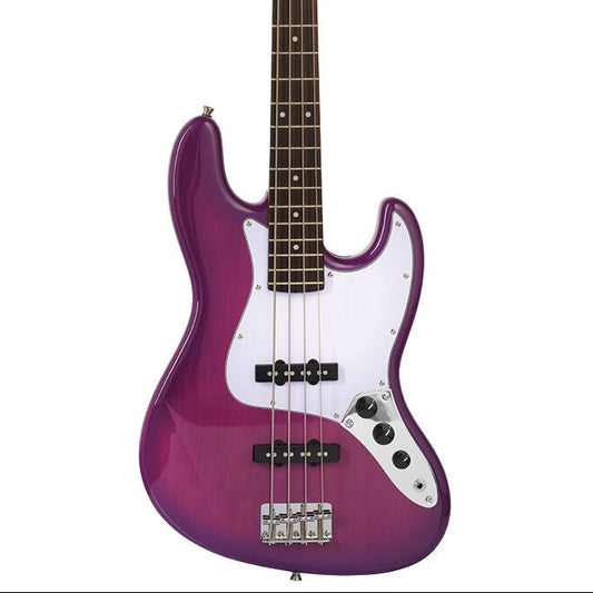 Northstar Pro Electric J-Style Bass Guitar - Thru Purple Gloss