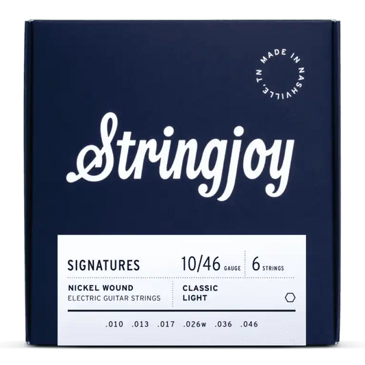 Stringjoy 10-46 Signatures Classic Light Nickel Wound Strings