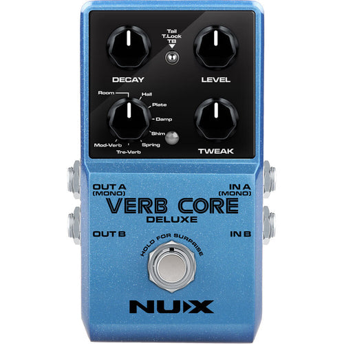 NU-X Verb Core Deluxe MKII Reverb Pedal