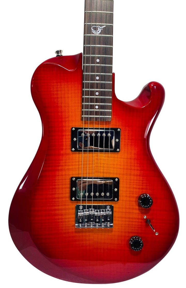 Red Travel Size Guitars Premium Quality at Guitar Bros