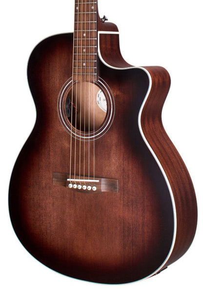Guild OM-240CE Orchestra Cutaway - Antique Charcoal Burst - w/ Gigbag