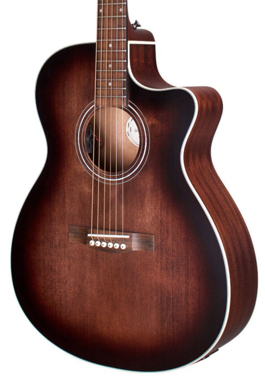 Guild OM-240CE Orchestra Cutaway - Antique Charcoal Burst - w/ Gigbag