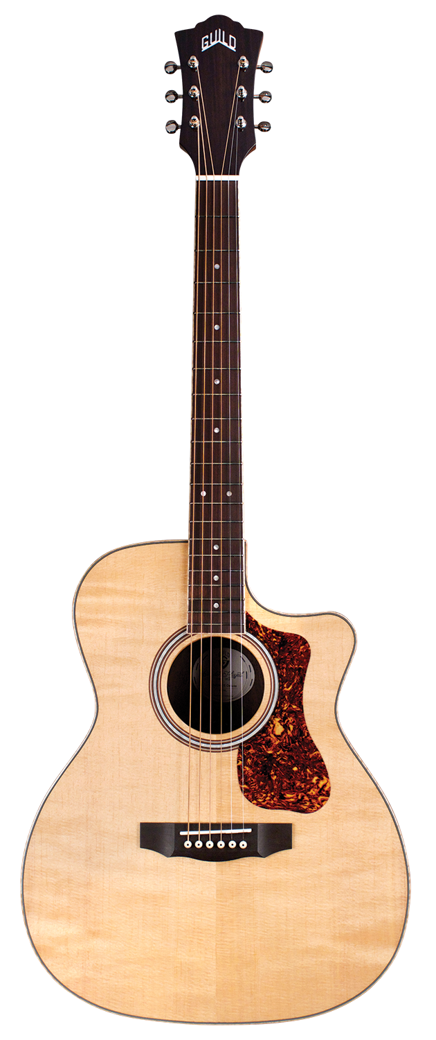 Guild OM-250CE Reserve Natural w/ Pickup | Guitar Bros