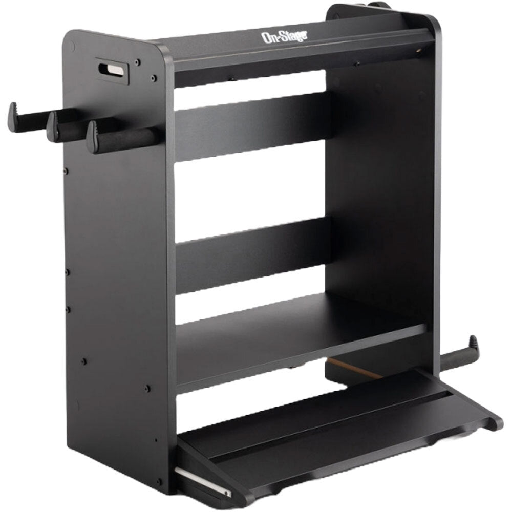 On Stage Professional Guitar Workstation in Black