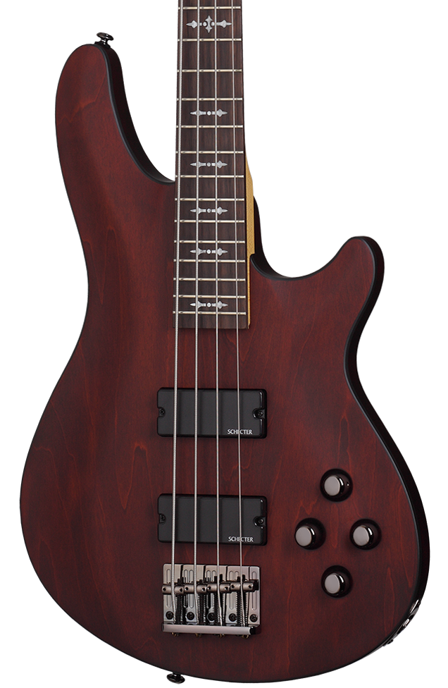 Schecter Omen-4 Bass - Walnut Stain
