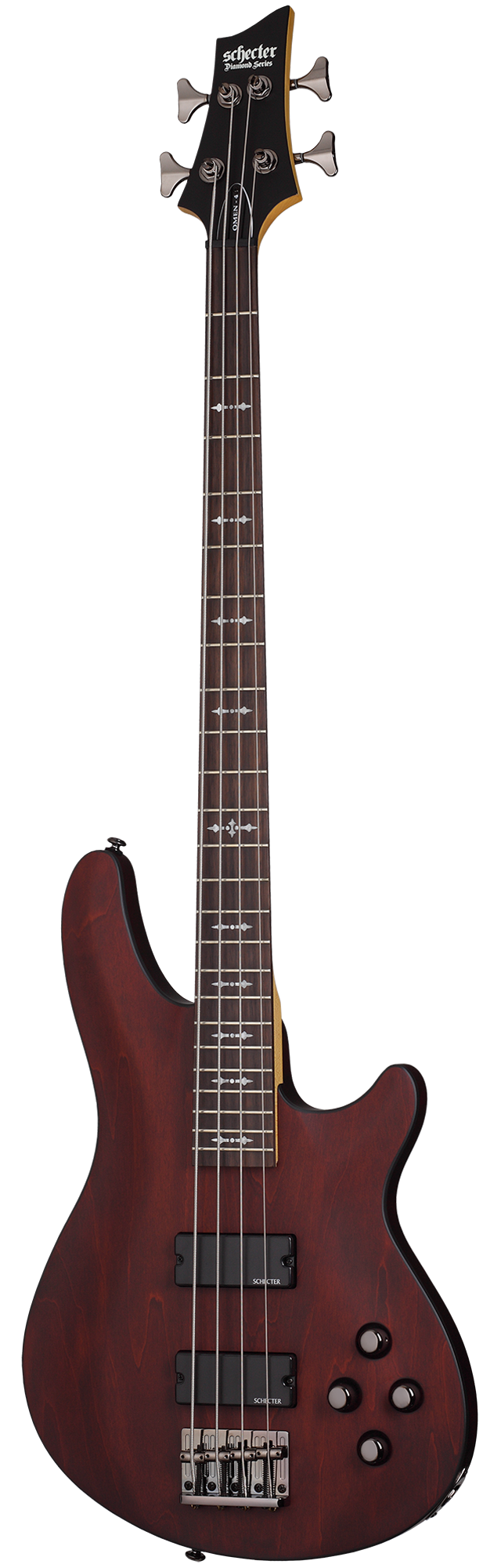 Schecter Omen-4 Bass - Walnut Stain