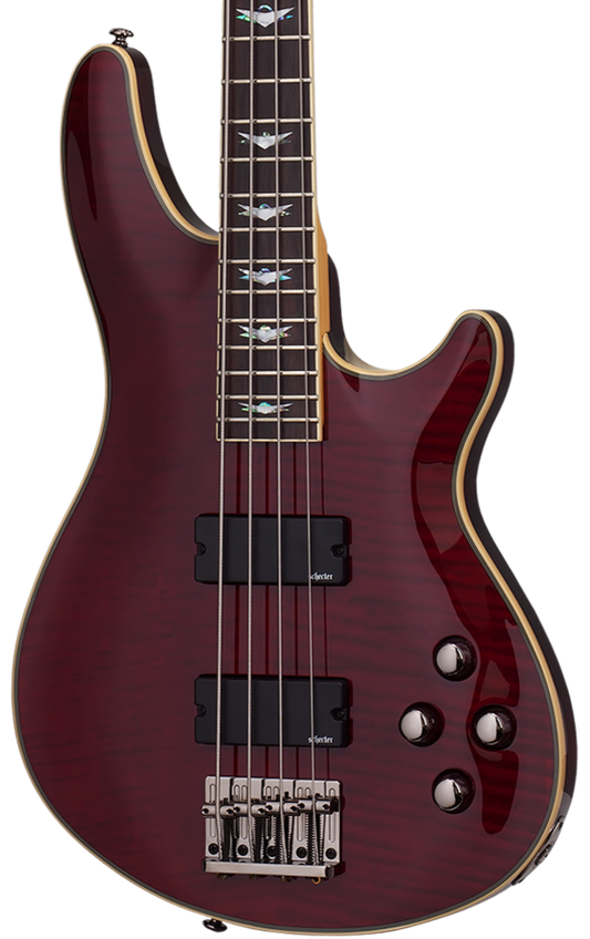 Schecter Omen Extreme 4-String Bass - Black Cherry