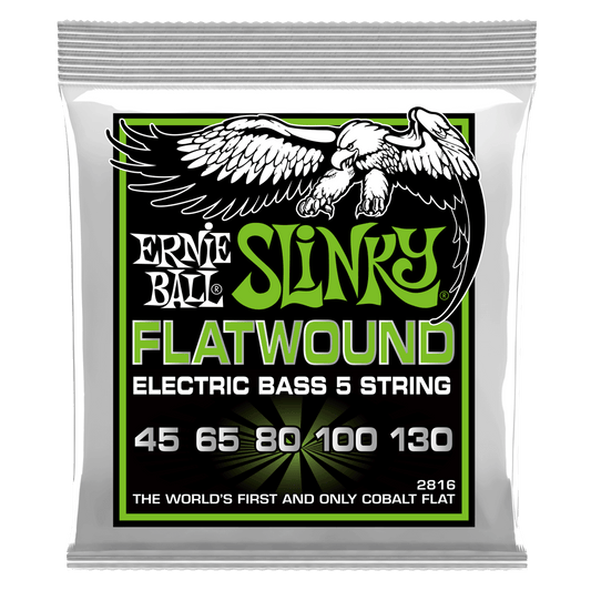 Ernie Ball Flatwound Slinky Bass Strings - 45-130