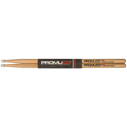 Promuco 1801N5A American Hickory 5A Nylon Tip Drum Sticks