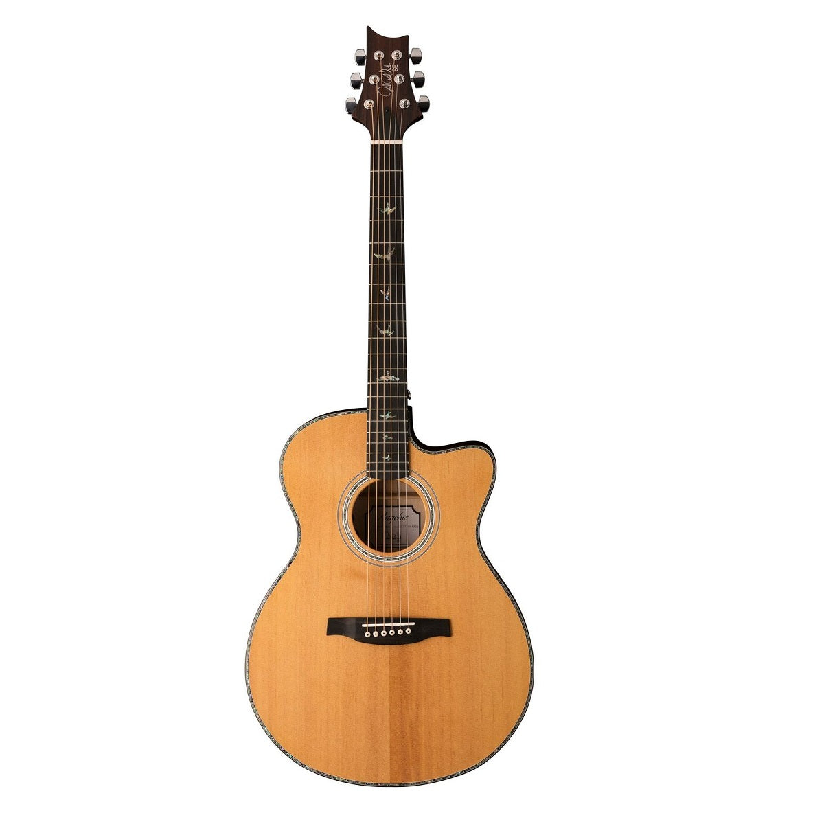 PRS SE A50E Angelus Acoustic Guitar - Natural w/Black Gold Burst