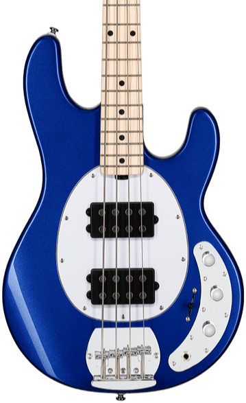 美品 Sterling by MUSIC MAN Ray4 Sterling by Musicman Ray4 HH Bass - Cobra Blue | Guitar Bros