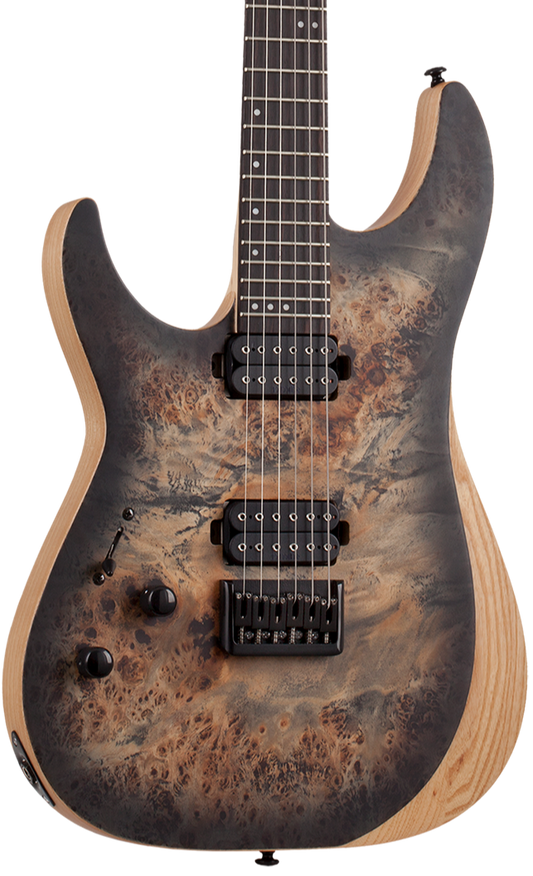 Schecter Reaper-6 - Satin Charcoal Burst - Left-Handed