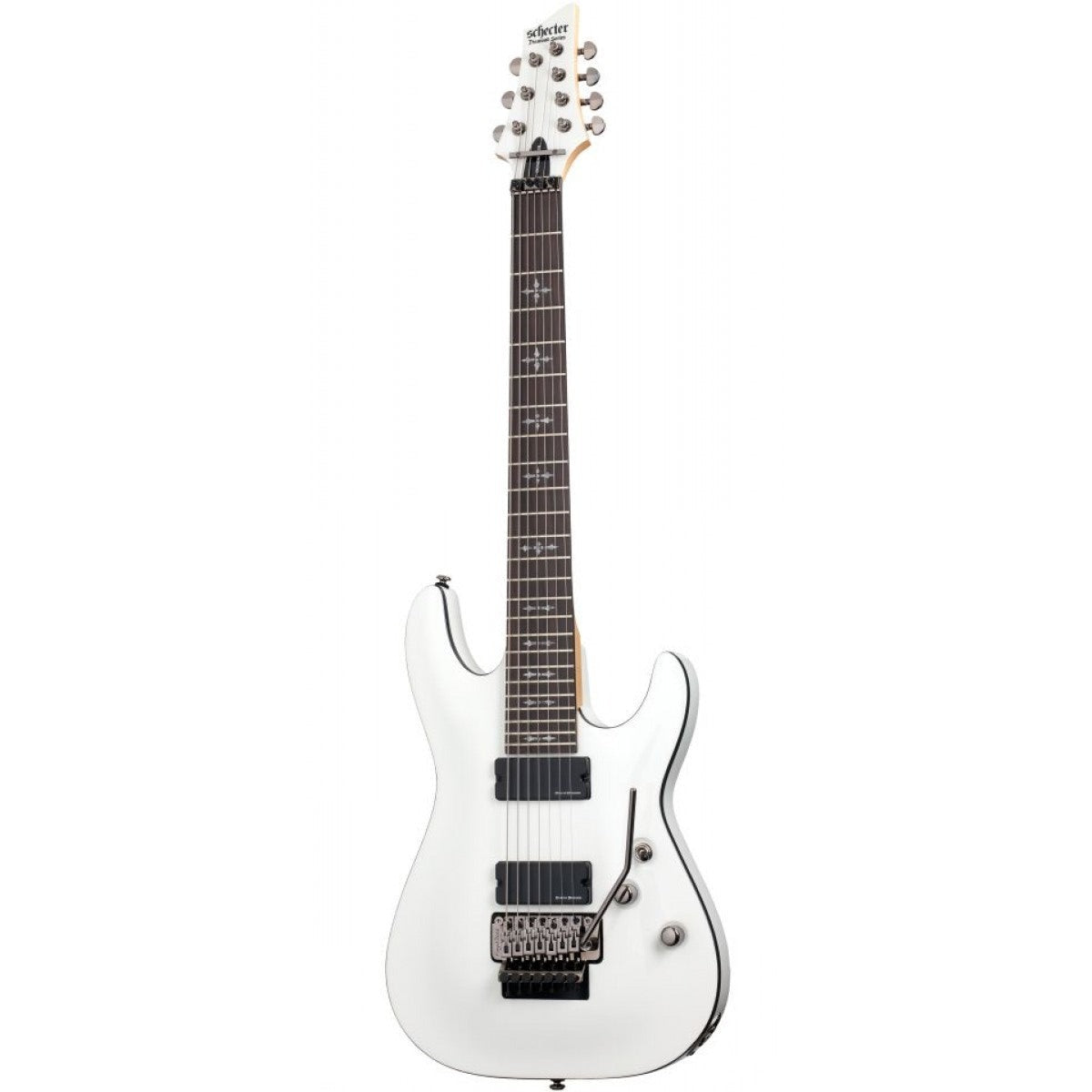 Schecter Demon-7 FR  7-String - Floyd Rose - Vintage White