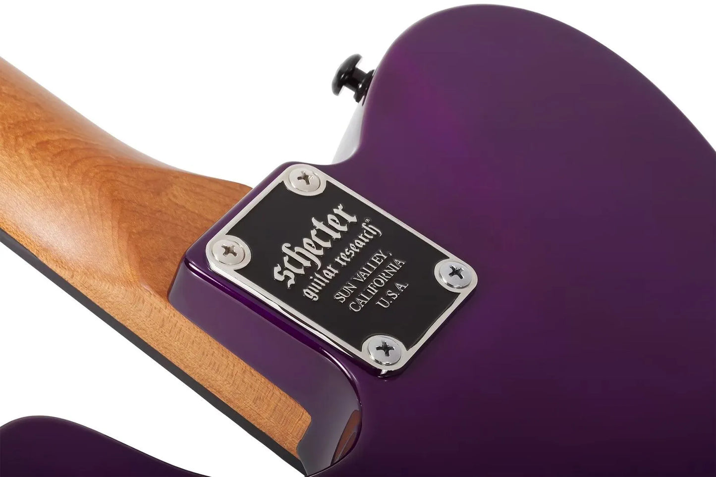 Schecter PT Standard Electric Guitar - Purple Burst Burl