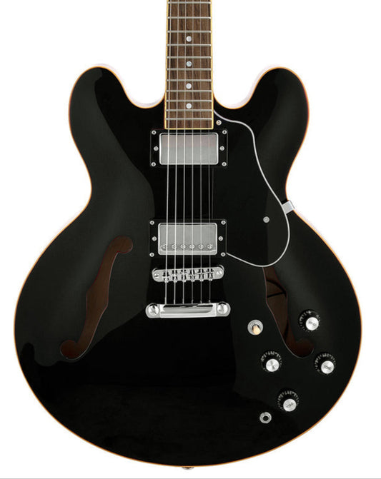 SX SEL6BK 335-Style Electric Guitar - Black