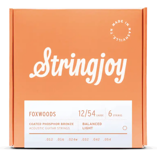 Stringjoy 12-54 Foxwoods Light Phosphor Bronze Strings