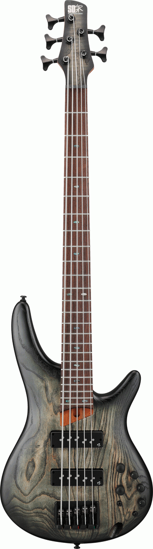 Ibanez SR605E Electric 5 String Bass - Black Stained Burst