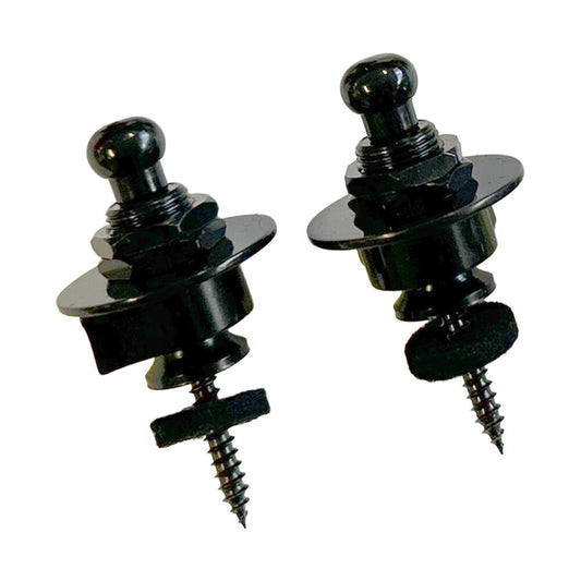 GT Schaller-Style Strap Lock Set - Black Finish