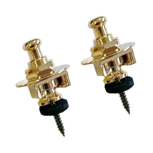 GT Schaller-Style Strap Lock Set - Gold Finish