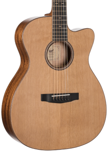 Cort Flow-OC - All Solid - Natural Satin w/ Case