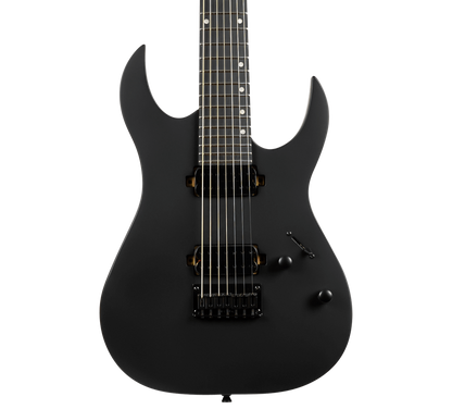 Spira S-407 7-String Electric Guitar Satin Black