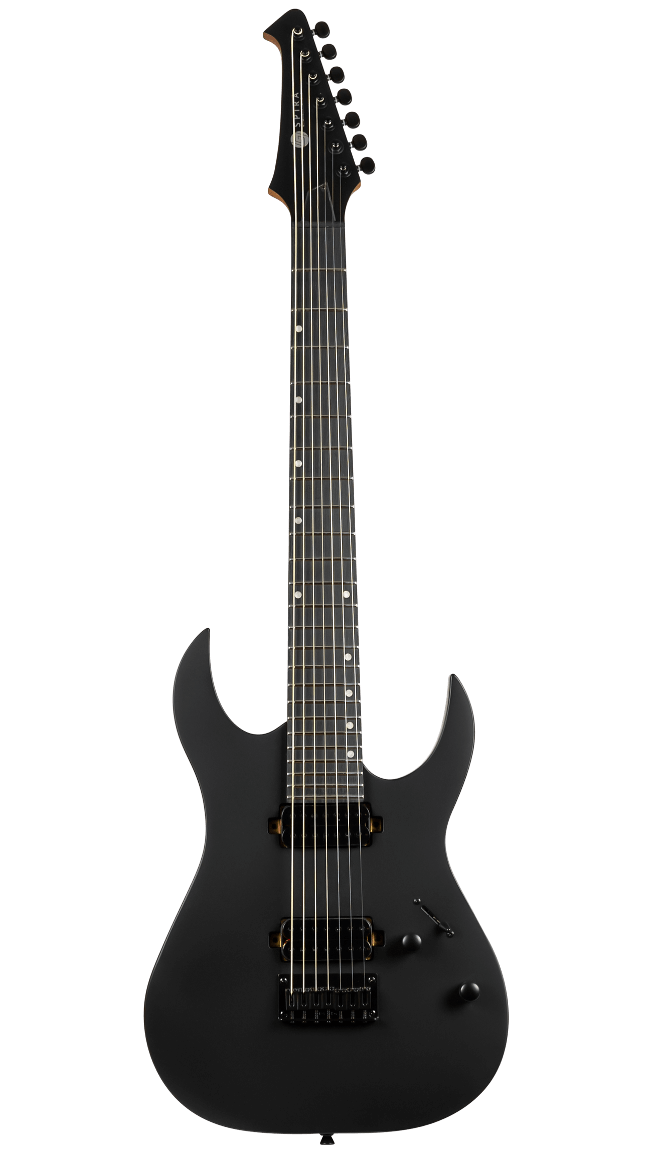 Spira S-407 7-String Electric Guitar Satin Black