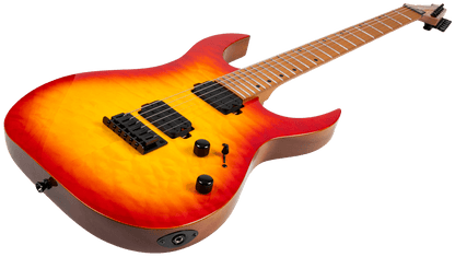 Spira S-500 QFB Electric Guitar - Quilted Fireburst