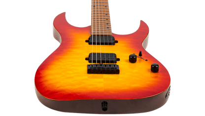 Spira S-500 QFB Electric Guitar - Quilted Fireburst