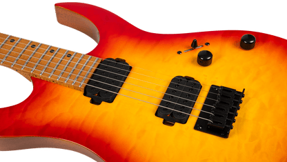 Spira S-500 QFB Electric Guitar - Quilted Fireburst