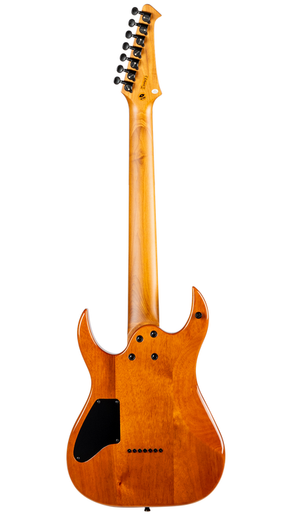 Spira S-507 7-String Electric Guitar - Quilted Fireburst