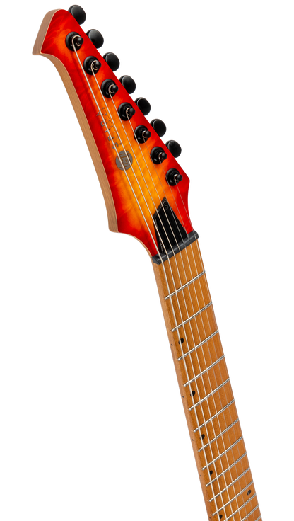 Spira S-507 7-String Electric Guitar - Quilted Fireburst