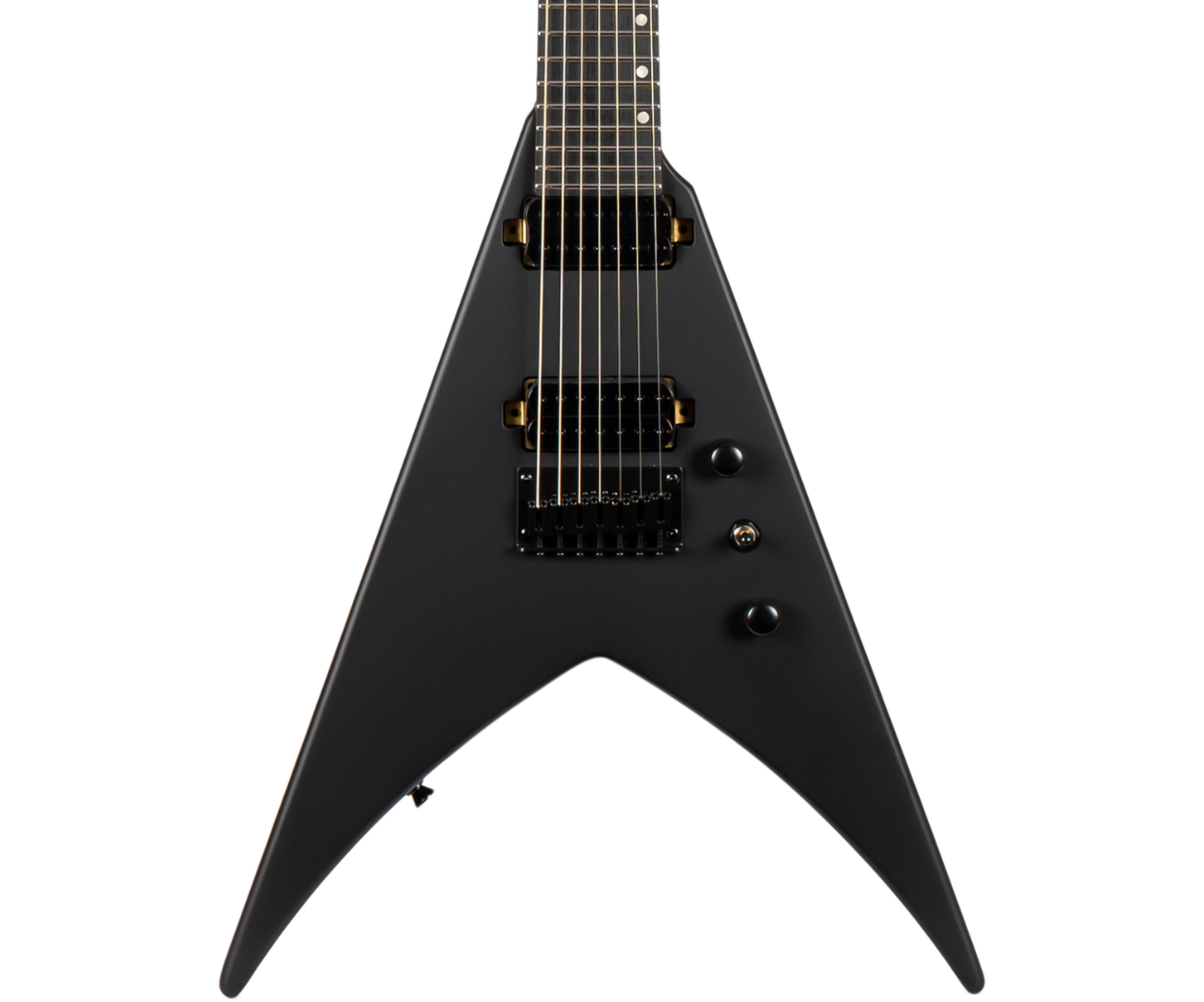 Spira V-407 7-String Electric Guitar - Satin Black