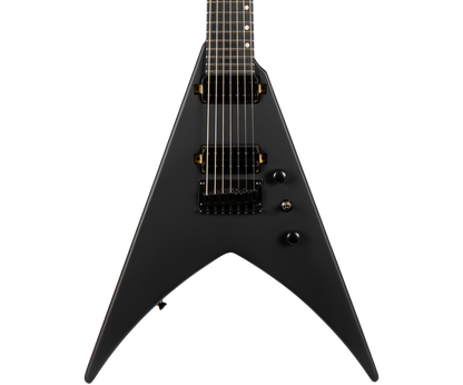 Spira V-407 7-String Electric Guitar - Satin Black