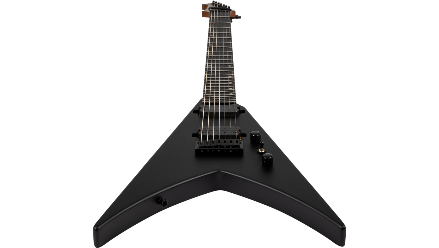 Spira V-407 7-String Electric Guitar - Satin Black