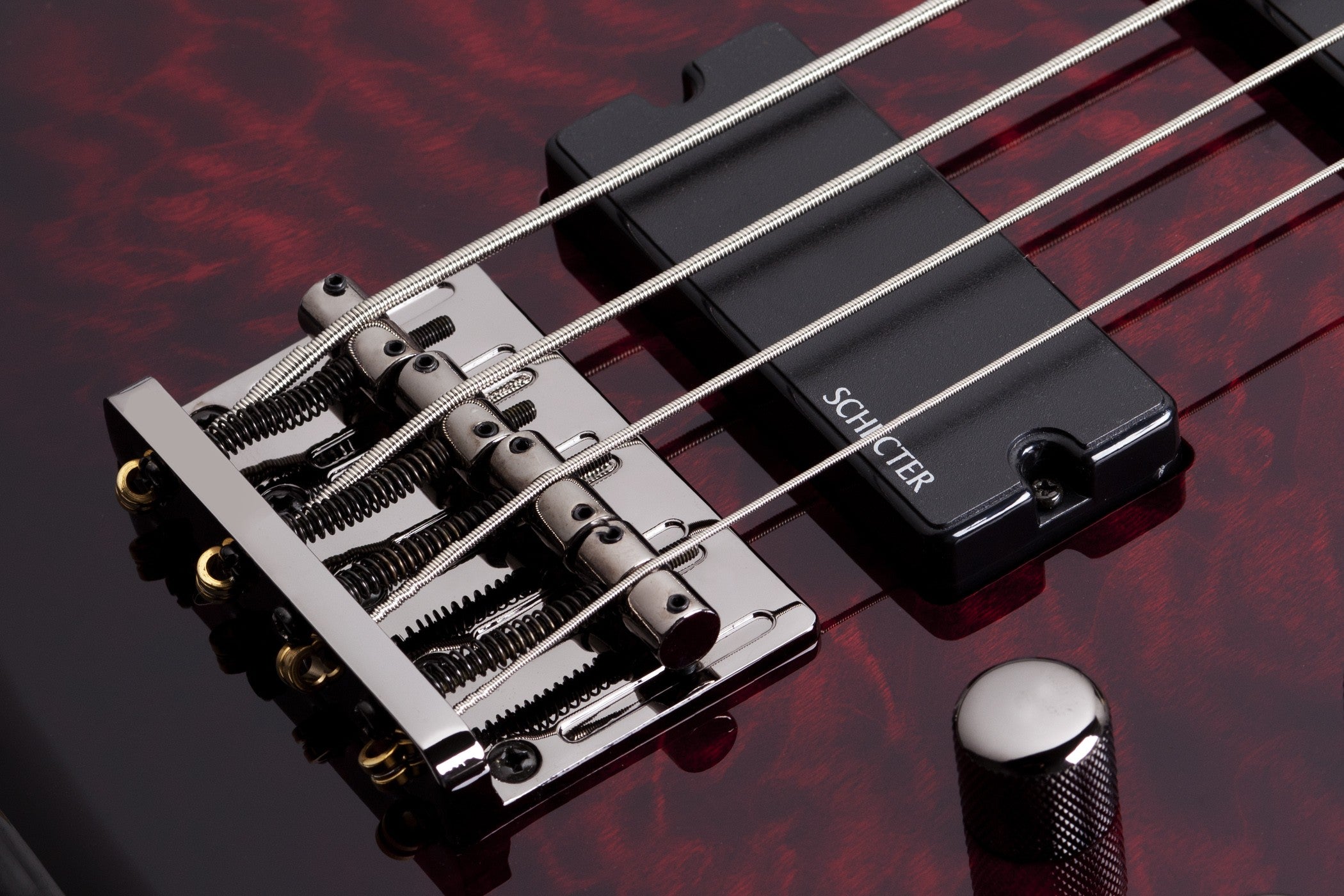 Schecter Stiletto Extreme-4 - Black Cherry | Guitar Bros