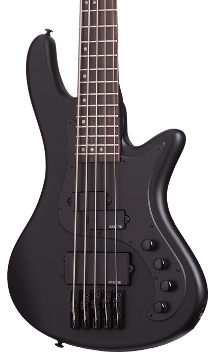 Schecter Stiletto Stealth-5 5-String Bass - Satin Black