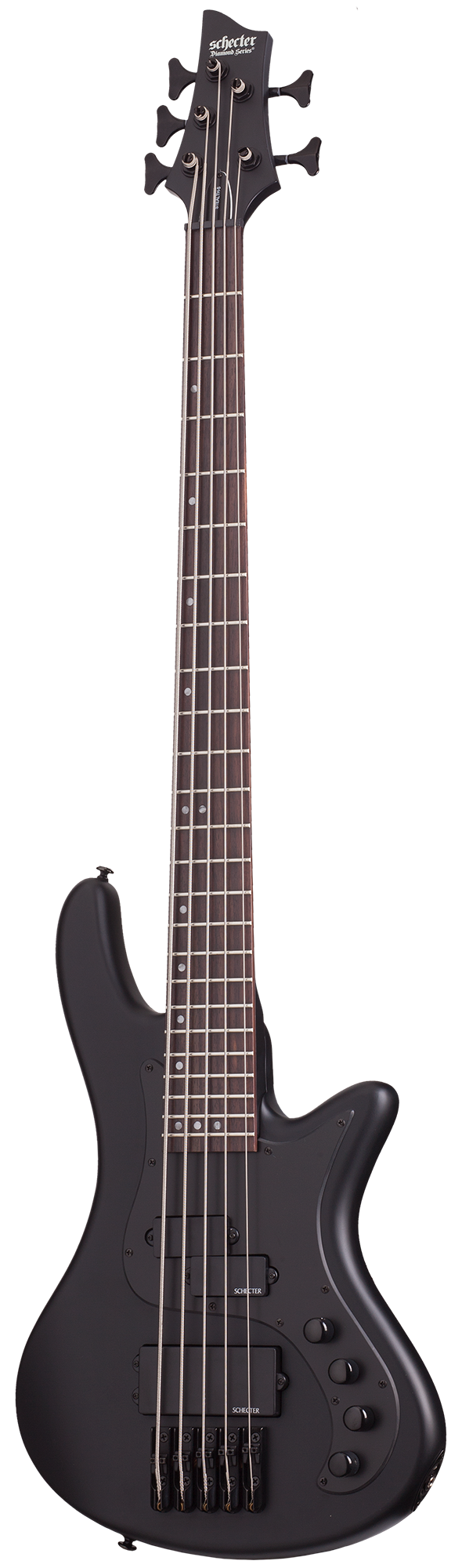 Schecter Stiletto Stealth-5 5-String Bass - Satin Black