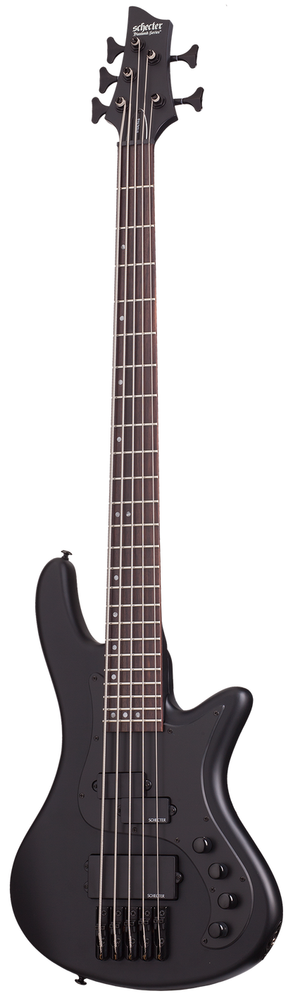 Schecter Stiletto Stealth-5 5-String Bass - Satin Black