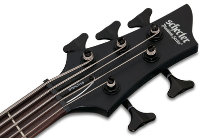 Schecter Stiletto Stealth-5 5-String Bass - Satin Black