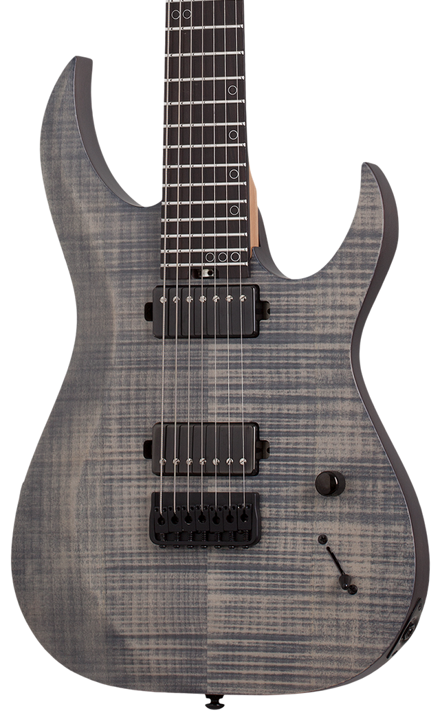 Schecter Sunset-7 Extreme - 7-String Electric Guitar - Grey Ghost