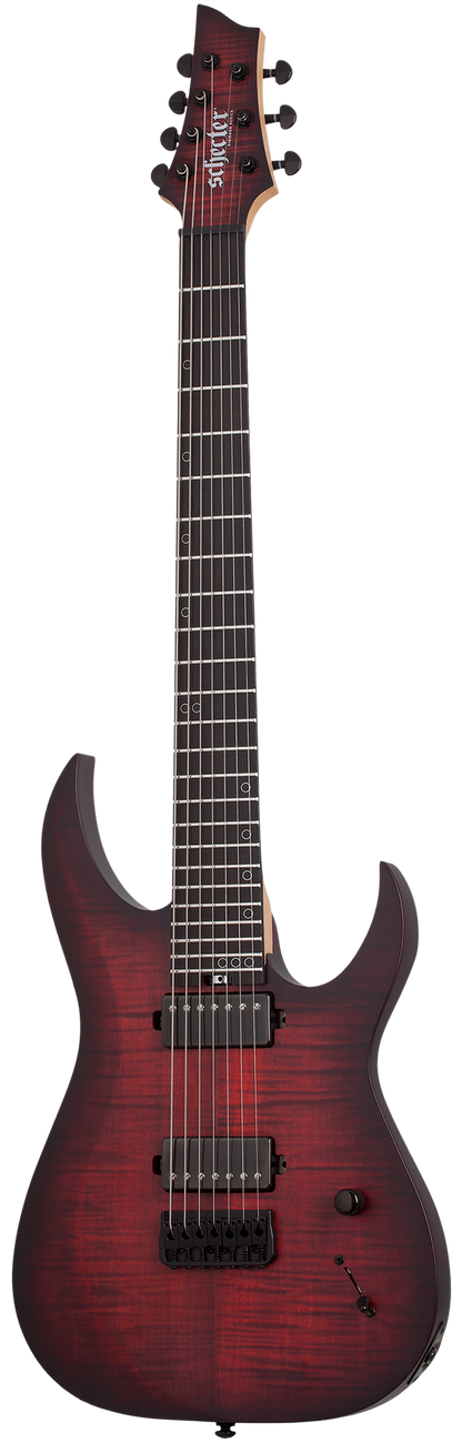 Schecter Sunset-7 Extreme - 7-String Electric Guitar - Scarlet Burst