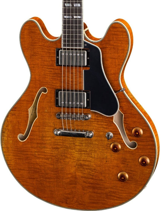 Eastman T59/V Hollowbody Electric - Antique Amber Varnish