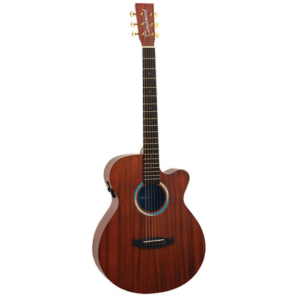 Tanglewood TE4-CE-BL Elemental Solid Mahogany Top SuperFolk Acoustic Guitar
