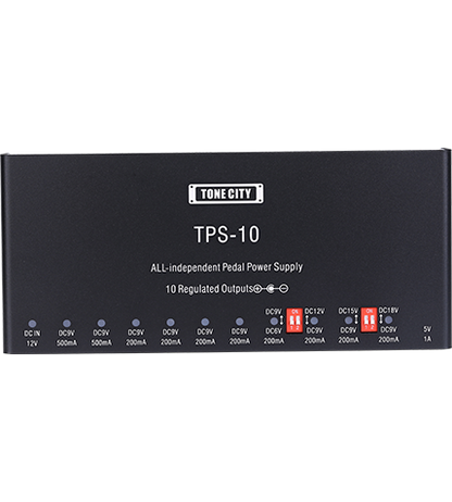 Tone City TPS-10 All Isolated 10 Outputs Multi Pedal Power Supply