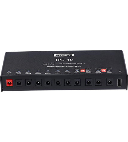 Tone City TPS-10 All Isolated 10 Outputs Multi Pedal Power Supply