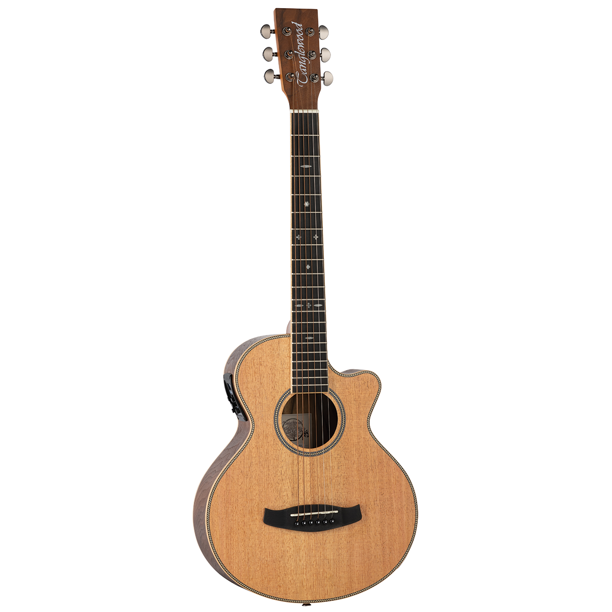 Tanglewood TRTCEBW Reunion Traveller - Australian Red Cedar Top w/ Pickup